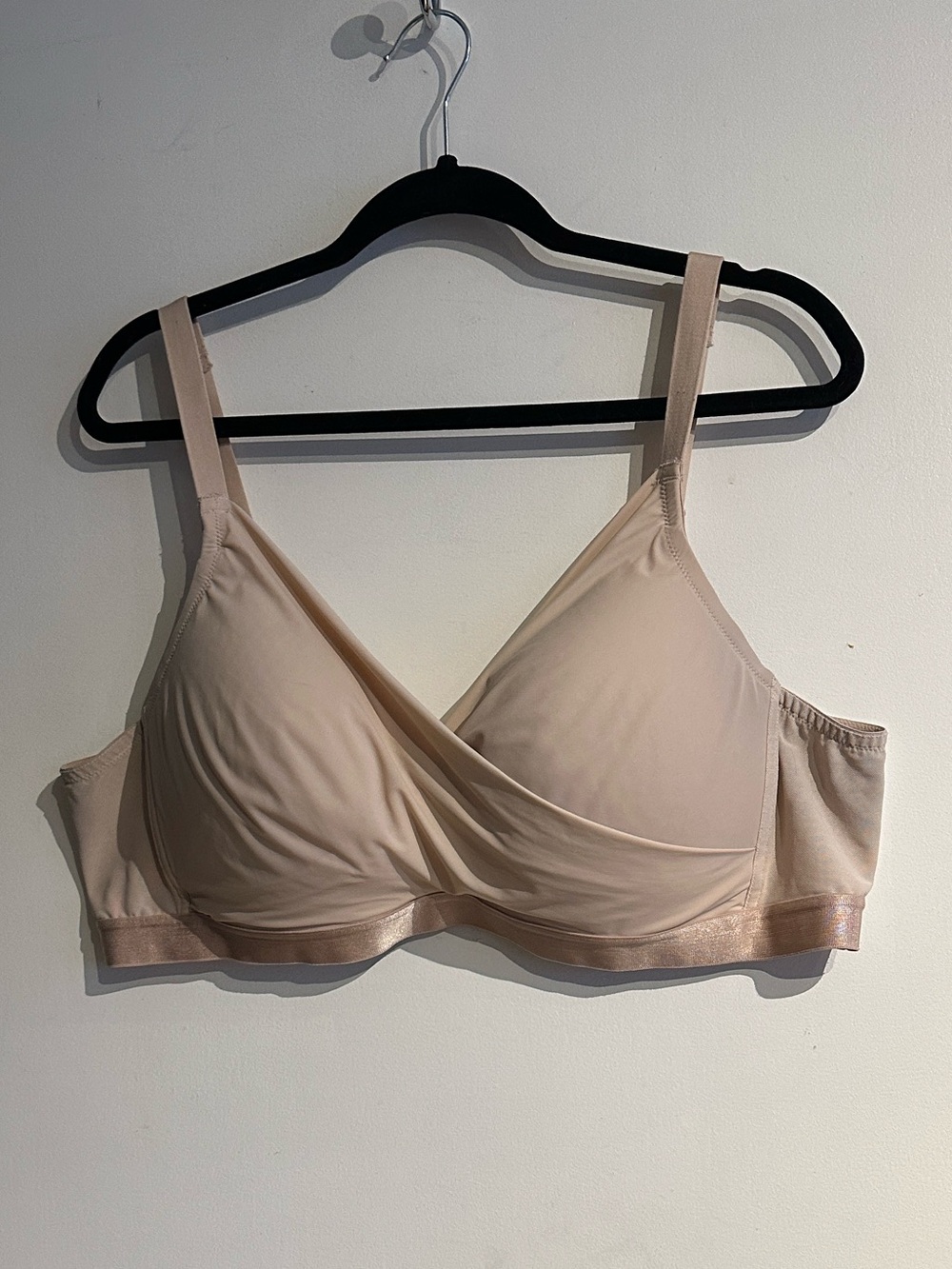 DEESE Wireless Nude-Cream Wrap Front Bra!!! - 46B